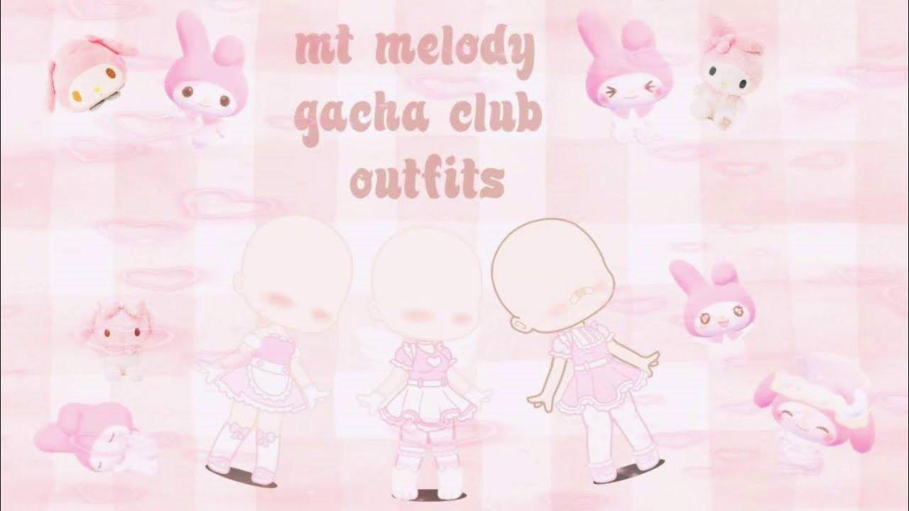 ꒷꒦🍑Como fazer a roupa da My Melody e da Kurumi Gacha Mod 
