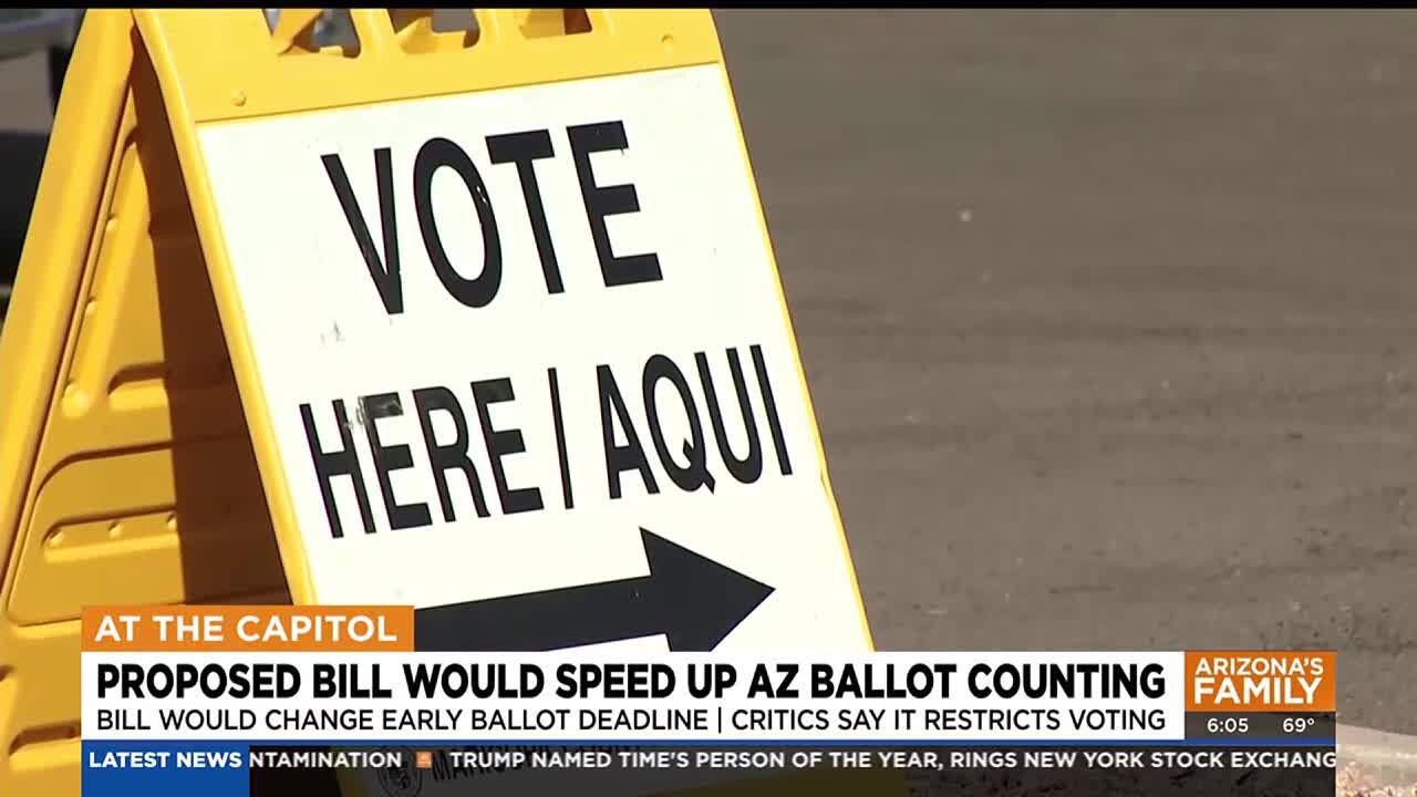 Arizona Senate president propose bill to speed up ballot counting - YouTube