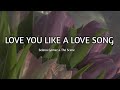 Selena Gomez &amp; The Scene-Love you like a love song (Lyrics)