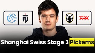 Sliggy Pickems Shanghai Swiss Stage 3