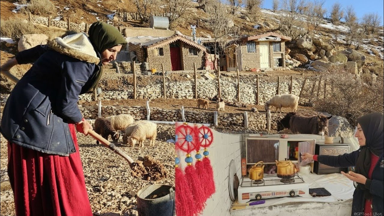 Real Life of a Nomadic Mother in the Mountains | Documentary of ...