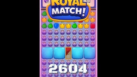 Royal Match Level 2604 - No Boosters Gameplay