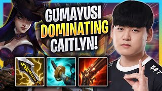 GUMAYUSI DOMINATING WITH CAITLYN! - T1 Gumayusi Plays Caitlyn ADC vs Varus! | Bootcamp 2023