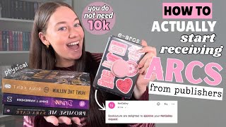 How To Get ARCs From Publishers as a Small Book Creator (NetGalley Tips)