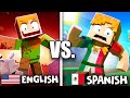 🎵 ENGLISH vs. SPANISH "Angry Alex"  (Minecraft Animation Music Video)