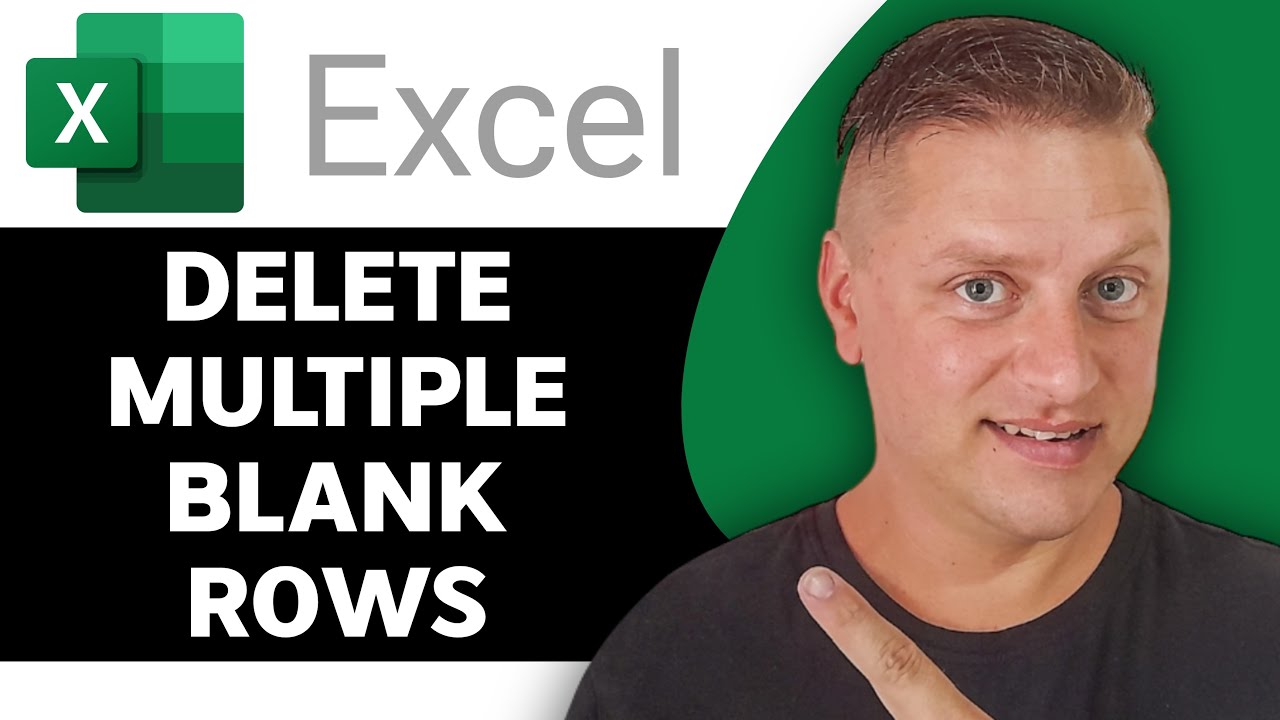 How to Delete Multiple Blank Rows in Excel | Excel Tutorial 2025 - YouTube