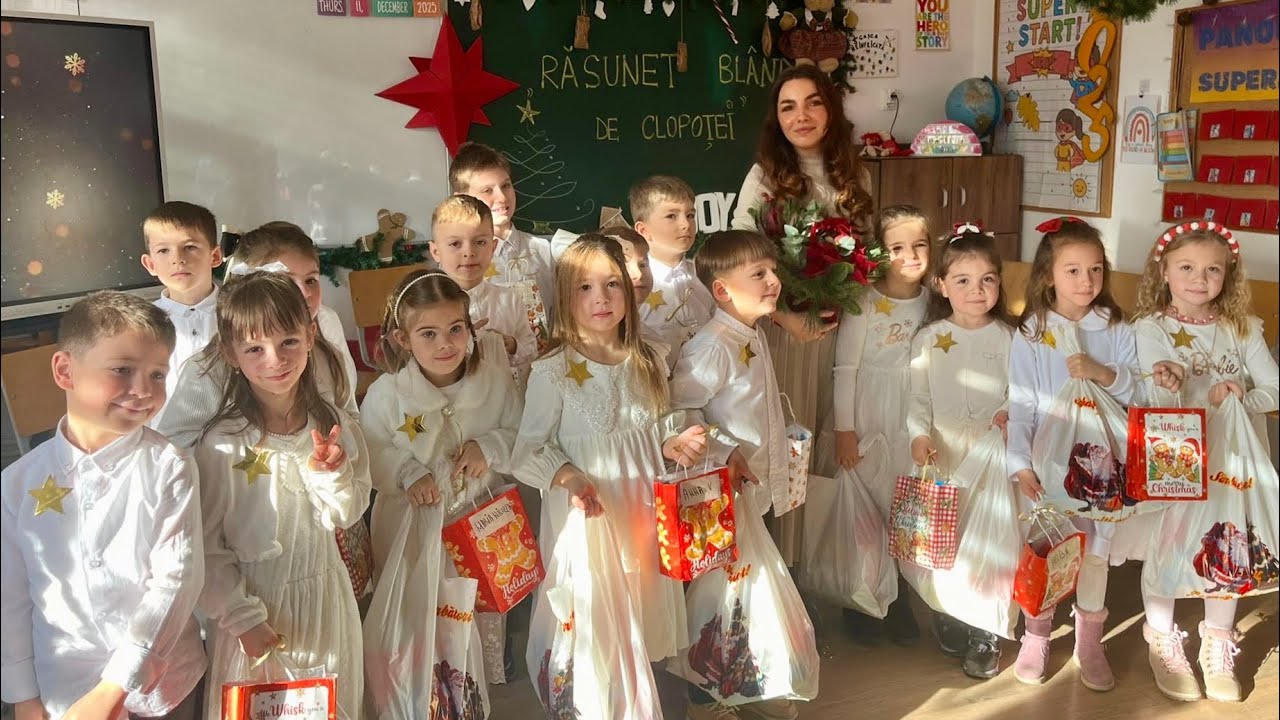 Răsunet blând de clopoței - serbare clasa pregătitoare 