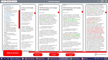 Auto-scroll (Table of Contents and Contract Sections)