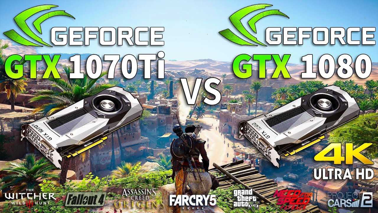 indad sprede Virksomhedsbeskrivelse GTX 1070 Ti vs GTX 1080 Test in 7 Games 4K - YouTube