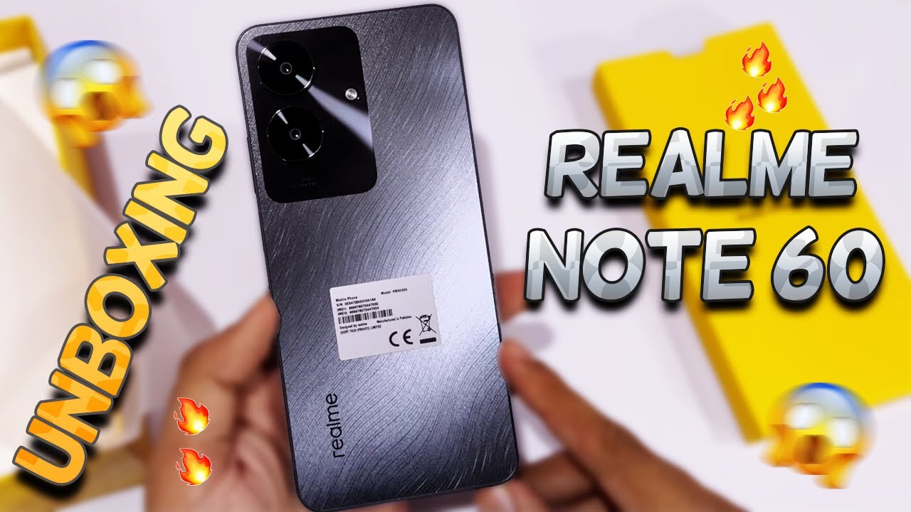 Realme Note 60 Unboxing | First Look Review | Low Range Smartphone ...
