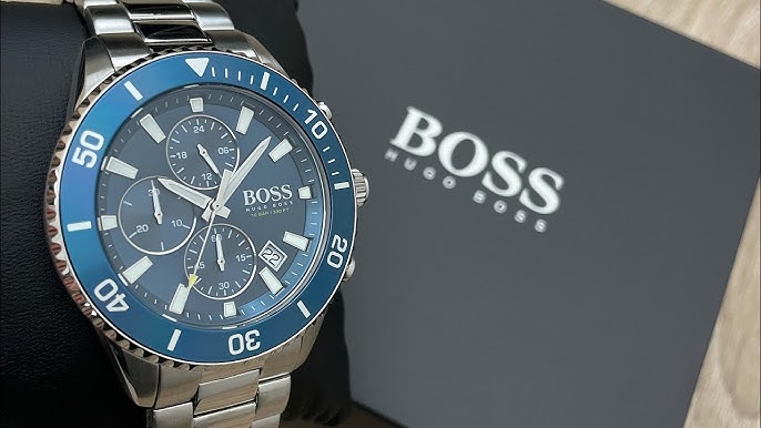Hugo Boss Admiral Chronograph Men\'s Watch 1513906 (Unboxing) @UnboxWatches  - YouTube