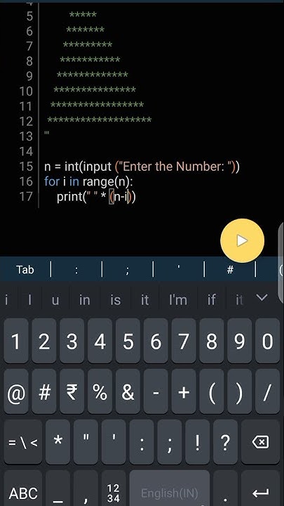 Python code to print Pyramid Pattern || #coding #python #pyramid - YouTube