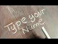 Short NAME Live 🔴 Chalk Writing ✍️🌺 Type everyone FAST 👇💝