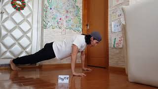 Day#157  100,000 push-ups challnege!  50×2=100, total:52,010,  done 52%, 01/13/2021