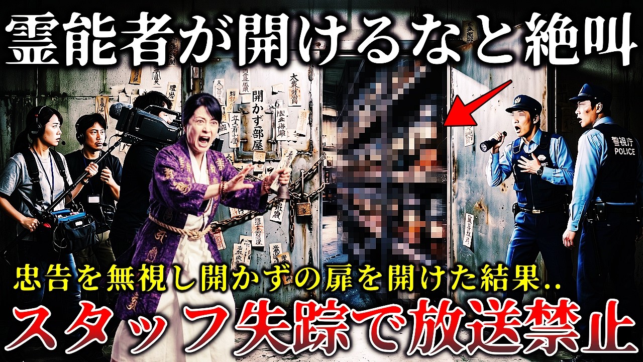 【緊急事態】※霊能者が警告..有名な廃療養所心霊ロケで開かずの扉を開けたら恐ろしい事件が起きて放送禁止になった最恐心霊ロケ！【ゆっくり解説】