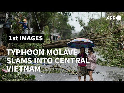 Typhoon Molave slams into Vietnam | AFP