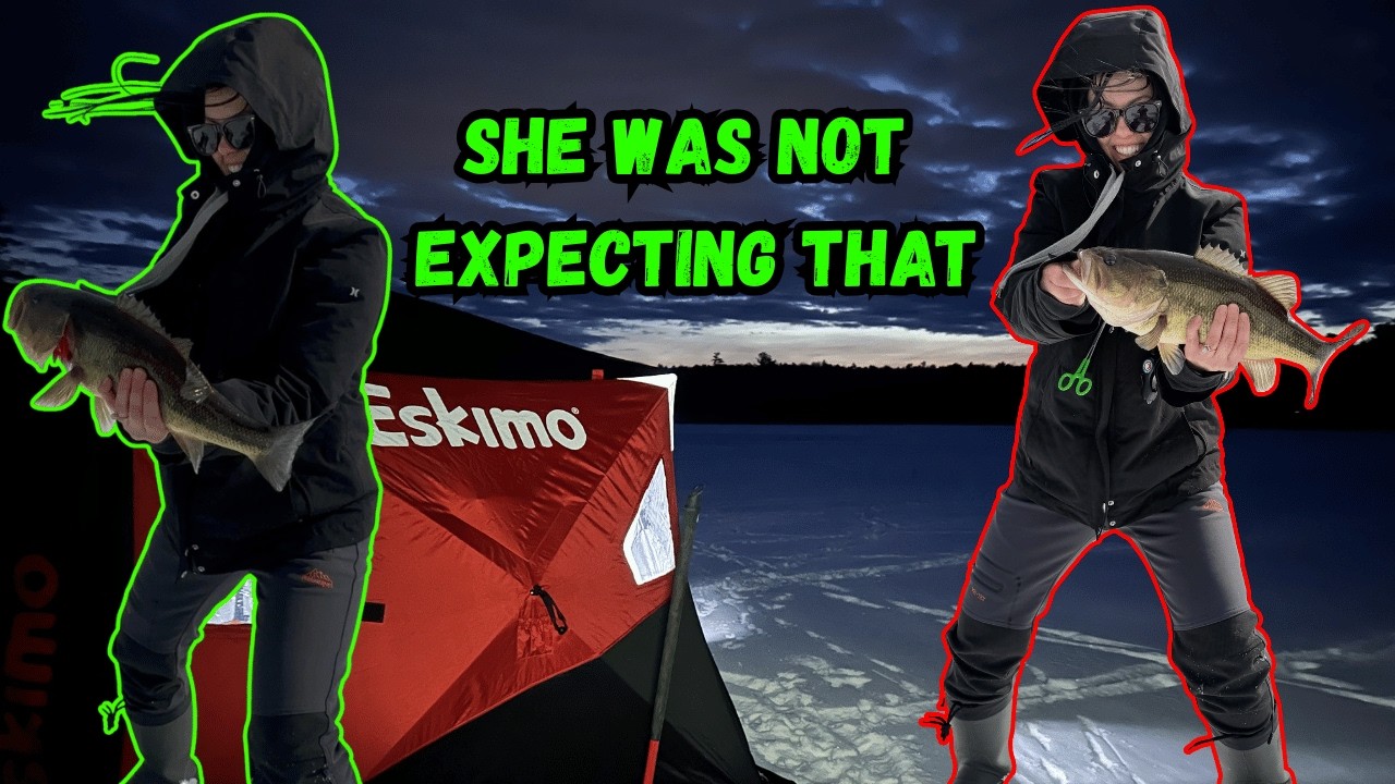 She was not expecting that #fishing #happy #bass