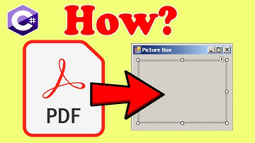 Load PDF file into PictureBox in C# | Easy Steps Tutorial