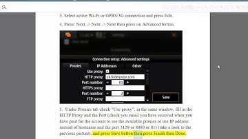 Set up HideIPVPN HTTP Proxy on Nokia N900