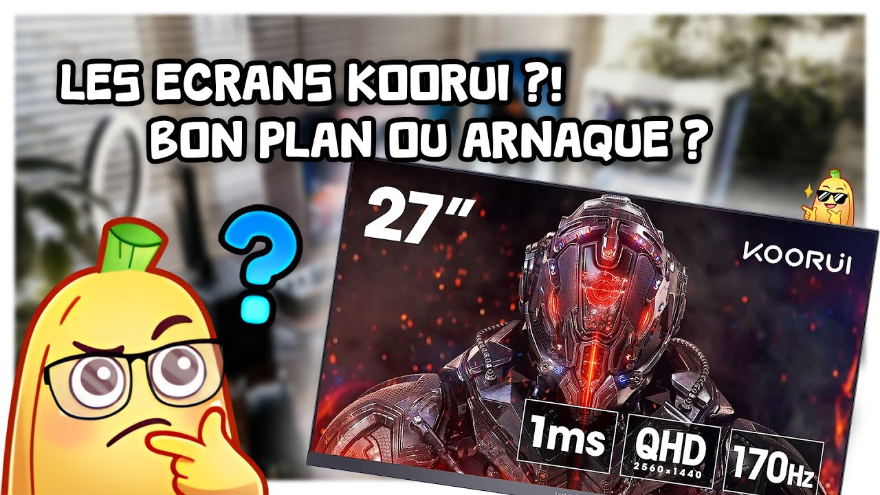 Le MEILLEUR écran GAMER pas cher ? - Review Koorui 27 