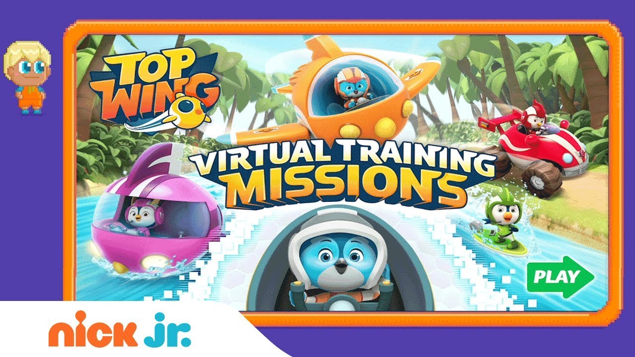 Top Wing: 'Virtual Training Missions' Official Game Walkthrough ✈️ | Nick Jr. Games