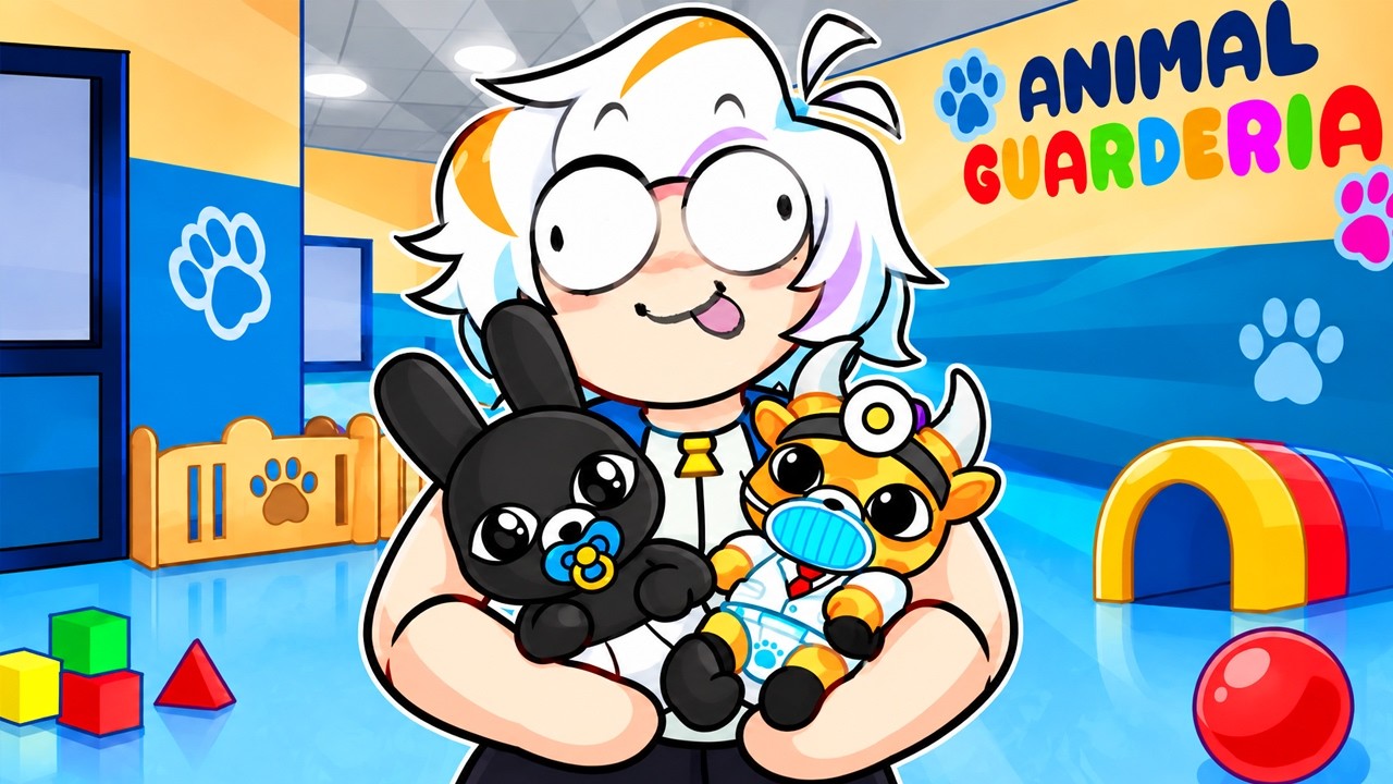 TRABAJAMOS EN UNA GUARDERIA DE ANIMALES CON ANOMALIAS COMPLETO (ANIMAL DAYCARE ROBLOX)