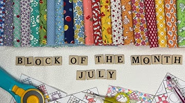 Block 7 of 12 - Our 2023 BASKET BLOCK OF THE MONTH!  See all 3 color ways in two sizes; 10 & 5 inch!