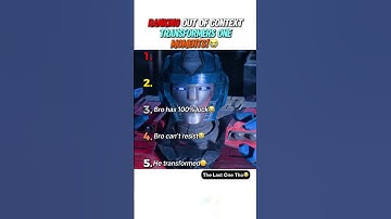 Most Craziest Transformers One Moments😭