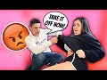 Wearing My EX BOYFRIENDS Hoodie To See How My Boyfriend Reacts! **he left**