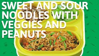 Veg Noodles Recipe - Sweet And Sour Vegetable Noodles - Chinese Recipe For Kids Tiffin Box