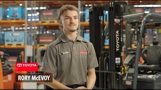 Meet Rory our 2024 TMHA Forklift Apprentice