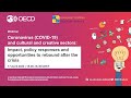 OECD Webinar: COVID-19 and cultural and creative sectors. Impact, policy responses and opportunities
