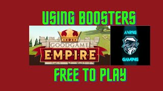 Goodgame Empire Ep 11 - Free To Play - Boosting Build Items