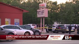 Birmingham police shoot man accused of erratic driving, fighting with officers
