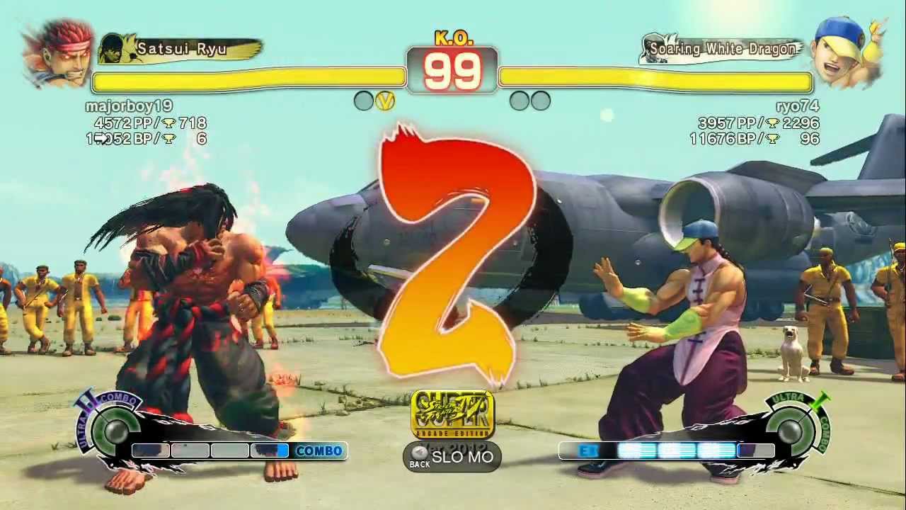 majorboy19 (Evil Ryu) VS ryo74 (Yun) Super Street Fighter IV Arcade Edition 2012 720p HD