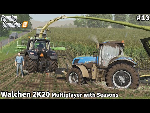 Real Hard Condition of Silage Harvesting│Walchen 2K20 With Season│FS 19│Timelapse#13