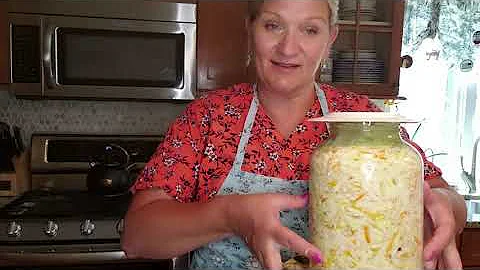 HOMEMADE SLAVIC STYLE SAUERKRAUT  FROM START TO FI...