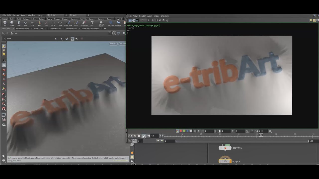 Tuto du jeudi : "Vellum" ou commencer simuler des tissus avec Houdini ...