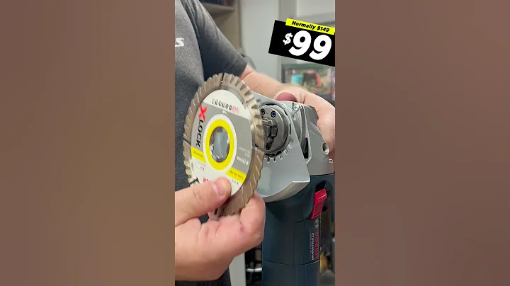 PRICE DROP 🚨 Bosch GWX 750-125 XLock Angle Grinder #welovetools