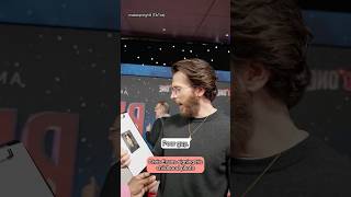 Signing a childhood photo 😅 #chrisevans #captainamerica