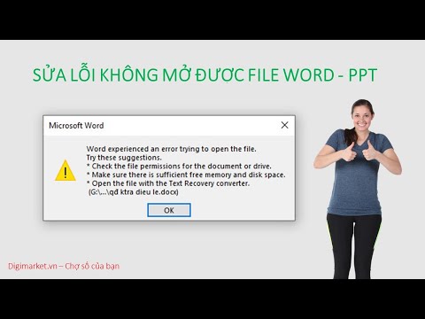 #2023 SỬA LỖI KHÔNG MỞ ĐƯỢC FILE WORD – PPT CŨ TRÊN OFFICE 365