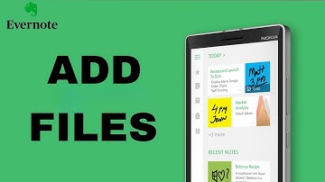 How To Add Files On Evernote App