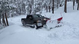 Spring Snow Plowing is Gnarly. Not for the feint of heart.