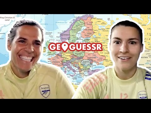 🤣 'We'll study for this next time!' | Lydia Williams & Steph Catley | Geoguessr