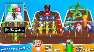 Merge Master: Monster Run 3D Game Walkthrough (iOS, Android)