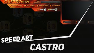 Photoshop Speed Art #73  Castro1021 Stream Overlay | BazDZN