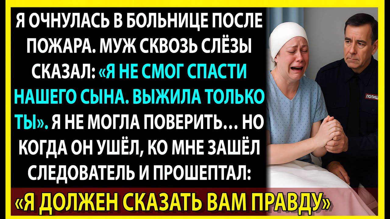 Я очнулась после пожара. Муж сказал: “Сына больше нет”. Но это была не вся правда…