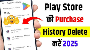 Play Store se Free Fire Purchase History kaise Delete kare | play store purchase history delete