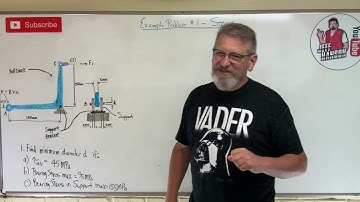 Mechanics of Materials: Exam 1 Review Problem 1, Stress