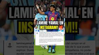 Lamine Yamal en Instagram! #lamineyamal  #futbol  #instagram